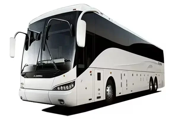 Luxury tourist coach used for Tunisia Experiences multi-day tours in Tunisia