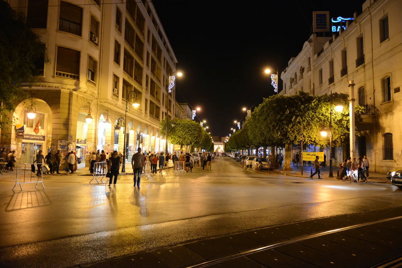 Traditional souk in the Medina of Tunis